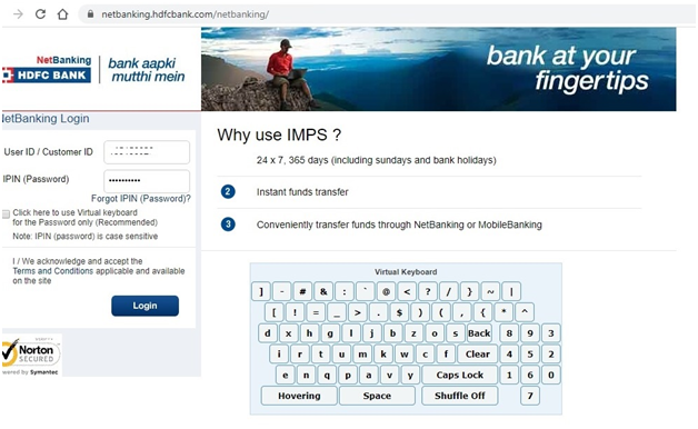 HDFC Check Book Using Net Banking 