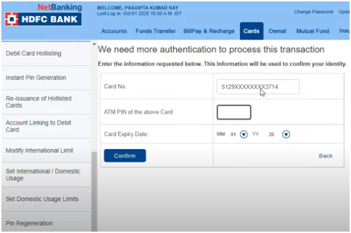 How to Enable International Transaction on HDFC Debit, Credit Card