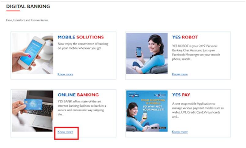 YES Bank Net Banking Online