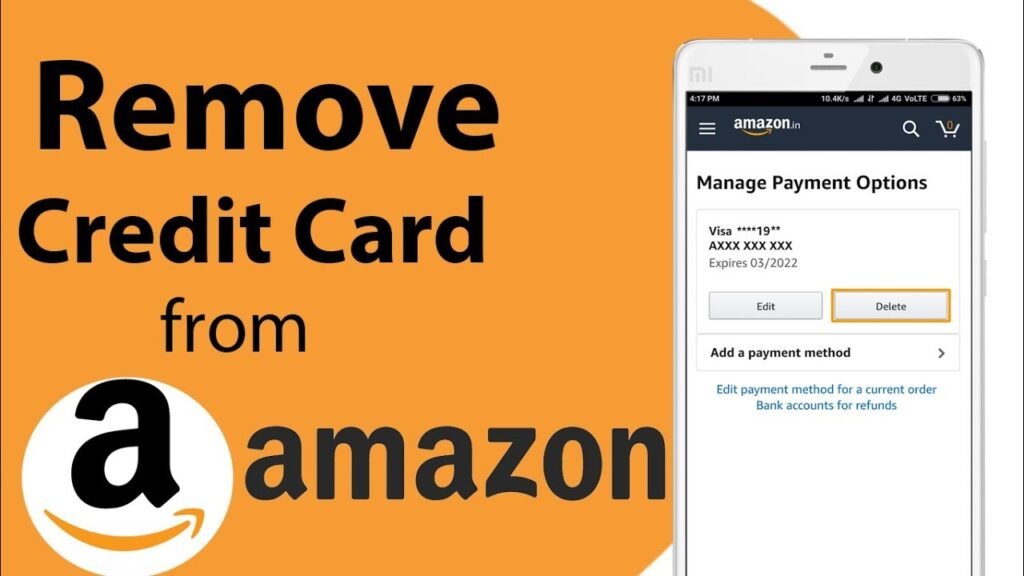 How to Remove Credit Card From Amazon Via Mobile App