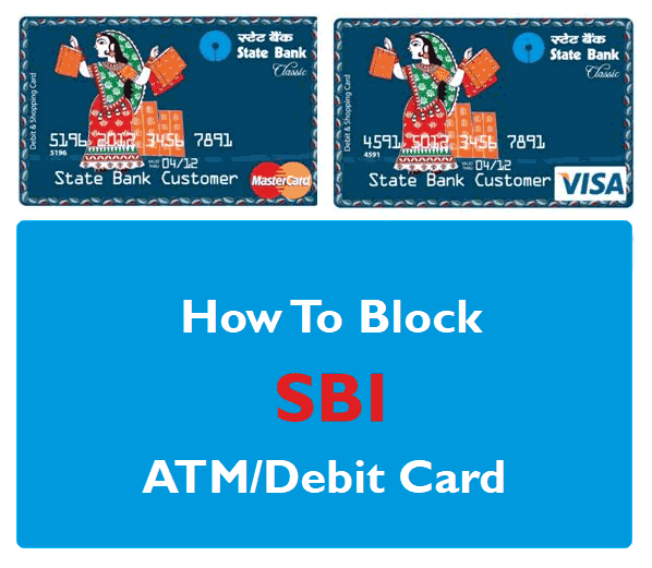 Block SBI Atm Card