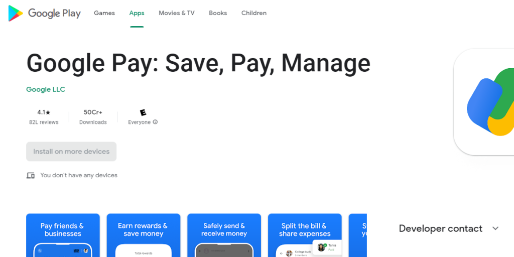Install Google Pay App